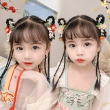 Детский аксессуар для волос подходит под национальную одежду, заколка для волос, парик из нефрита, классические шпильки для волос с кисточками, китайский стиль