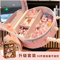 Красный полиуретановый комплект, подарочная коробка