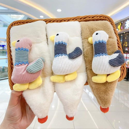 Демисезонный детский удерживающий тепло шарф для мальчиков, ветрозащитный бархатный милый шарф-платок, комплект, увеличенная толщина, плюшевый