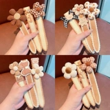 Детская челка, демисезонная повязка на голову на липучке, ободок, аксессуар для волос