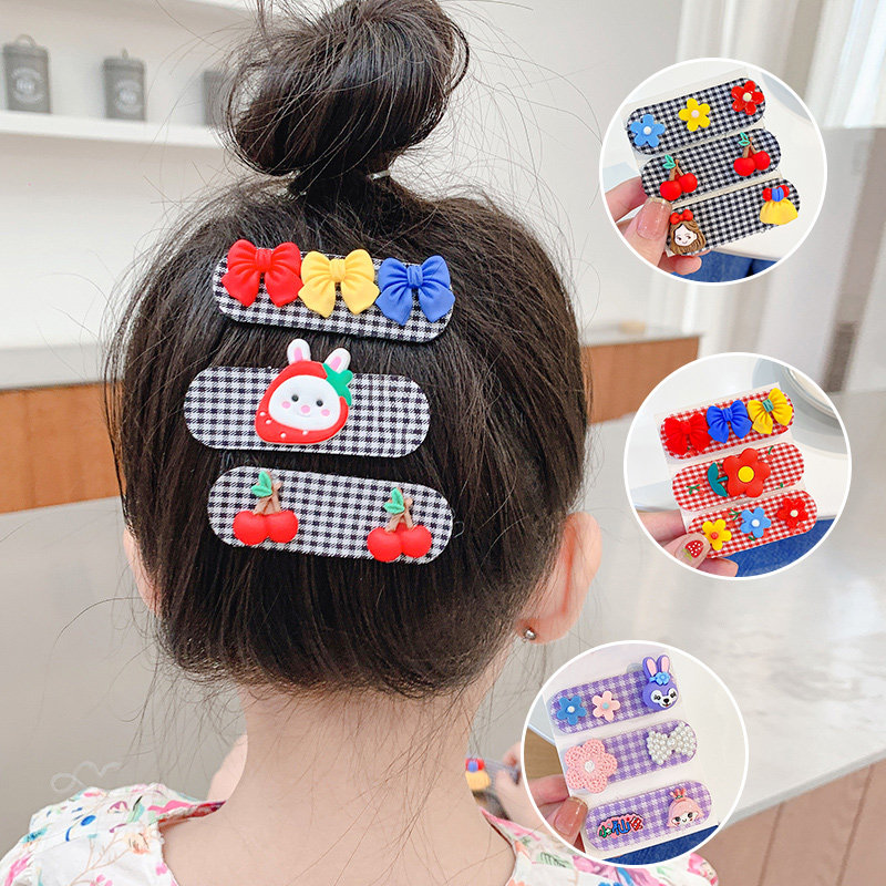 Child's home Sweet Sea Post Stickler Hair Stickler Hair with girl Magic paste Hair Curette Curette Baby Back Brain Spoon Hair Hair Accessories Headwear