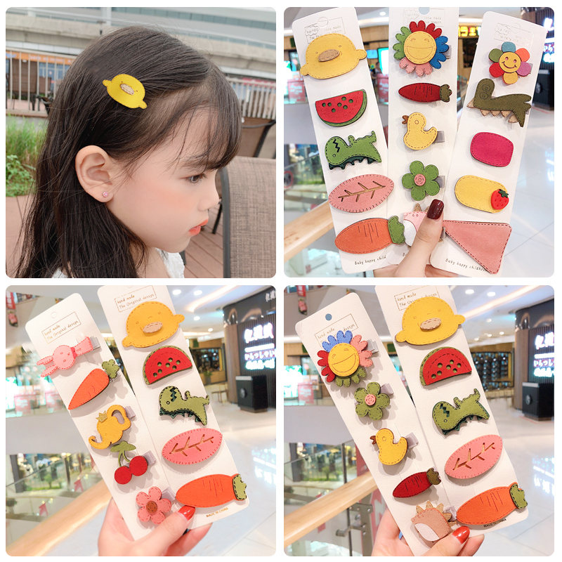 Champion Yang Qian Tongtong Hairpin Clip Children Small Yellow Duck Hair Clip Cute Carrapin Girl Hair Accessories Side Clip Head Decoration