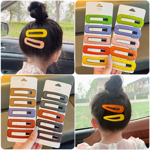 Детская заколка для волос, детские шпильки для волос, челка, безвредный аксессуар для волос, не повреждает волосы