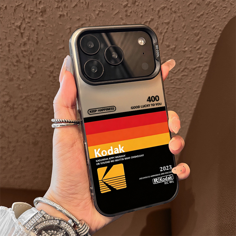 Vintage Film-Style Phone Case for Apple 17 Pro Max, iPhone 16 with a Premium Feel, New Model for 15, 14 with a Record Player Design, Trendy for 13 Mini, Creative for 12, Unique for 11, Personalized for Xr, Shockproof for Xs, Matte Finish for 8, Set for 7
