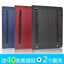 Lobette painting clip 4k art students special sketch painting sketches shoulder Sketches 8K sketchpad 6K adult portable student childrens drawing board clip with pocket can be clipped paper waterproof