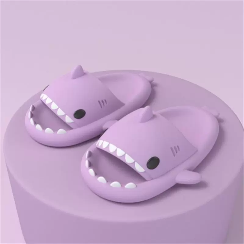 [4CM Мягкие мужские женские акулы-шлепанцы для лета, пляжные слайды, анти-slip]