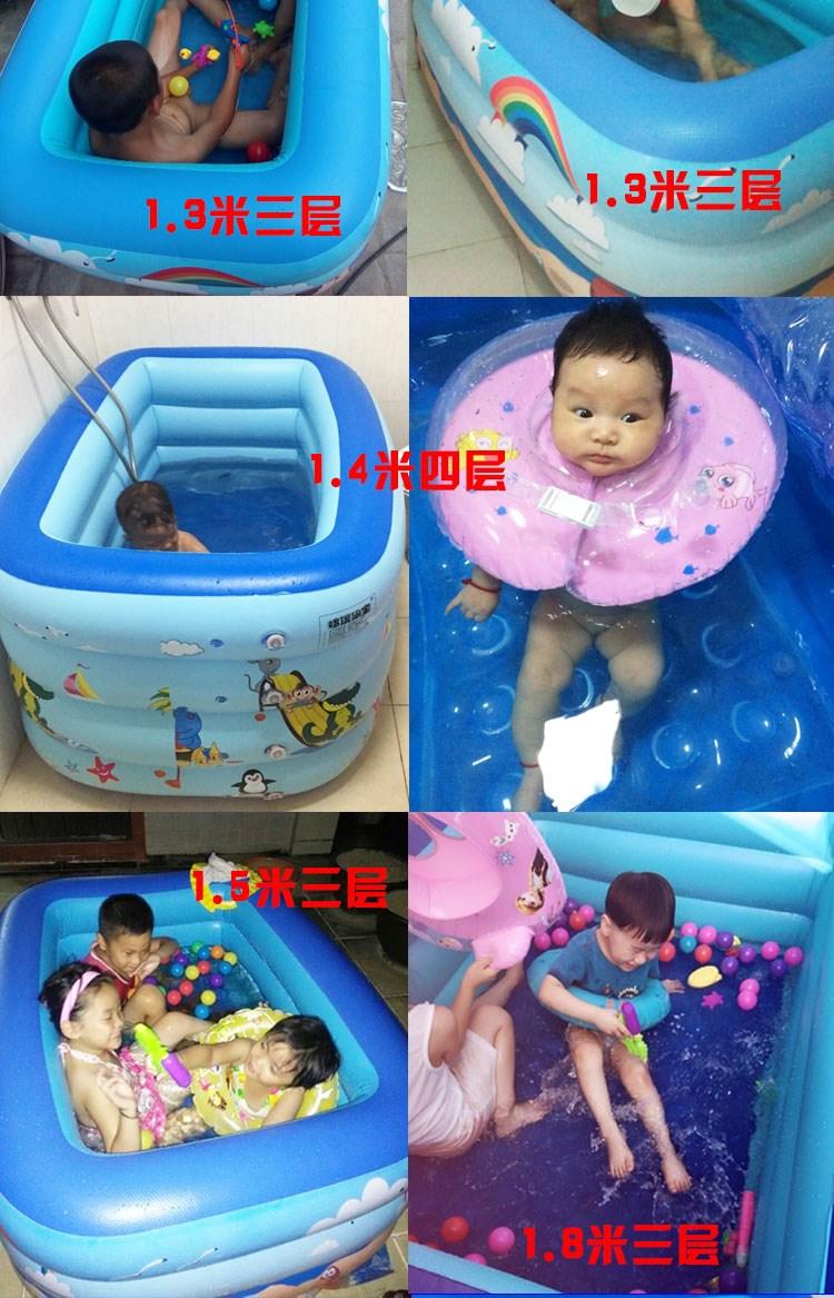Bé tắm bể bơi cho bé 3 tuổi 6 tuổi thổi khí đầy bể bơi cho bé - Bể bơi / trò chơi Paddle đồ chơi bể bơi cho bé