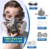 Mặt nạ phòng độc, khẩu trang che kín mặt, mũ trùm đầu chống bụi công nghiệp, mặt nạ sơn phun oxy độc, hộp lọc độc hóa học cách đeo mặt nạ phòng độc 