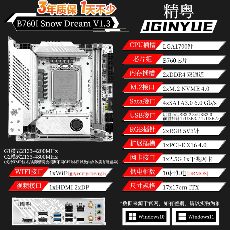 [Ядро компонентов [H610/B760 мини-ITX материнская плата CPU набор DDR4 память i5 12400F/12100F]]