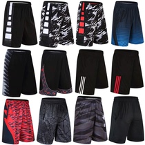 Sports shorts mens loose quick-dry five-point running casual beach pants summer training fitness set basketball pants tide