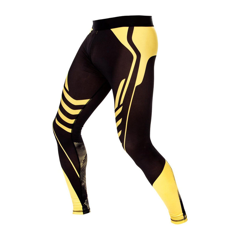 Custom Tight Pants Running Yoga Speed Dry Training Suit High Play Compression Pants Long Pants Men's Fitness Sports Inner Lap Pants