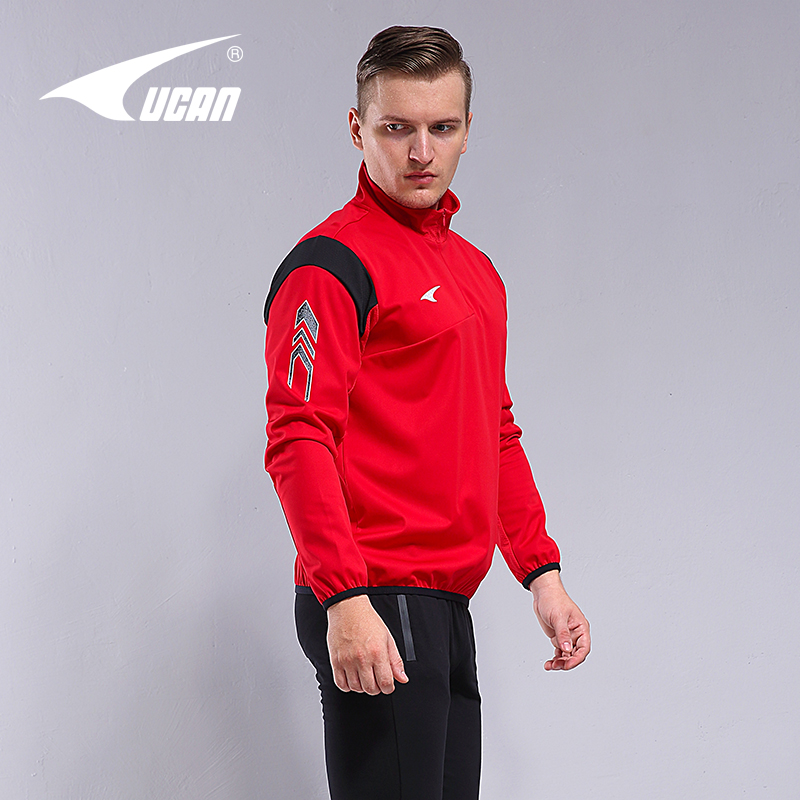 Sharp Football Training Suit Jacket Man Autumn Winter Long Sleeve Windproof waterproof football clothes sports blouses R08108