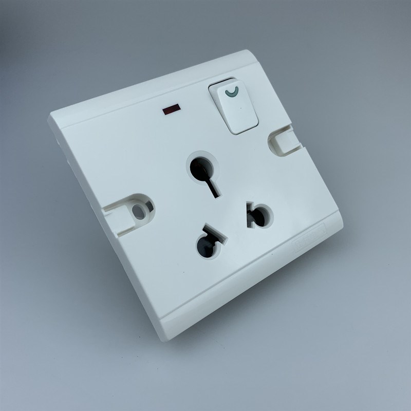 V8 SWITCH AIR CONDITIONING 86 Type 16A THREE-ROUND THREE-FLAT AIR CONDITIONING HIGH POWER 16A SOCKET AIR CONDITIONING CONCEALED