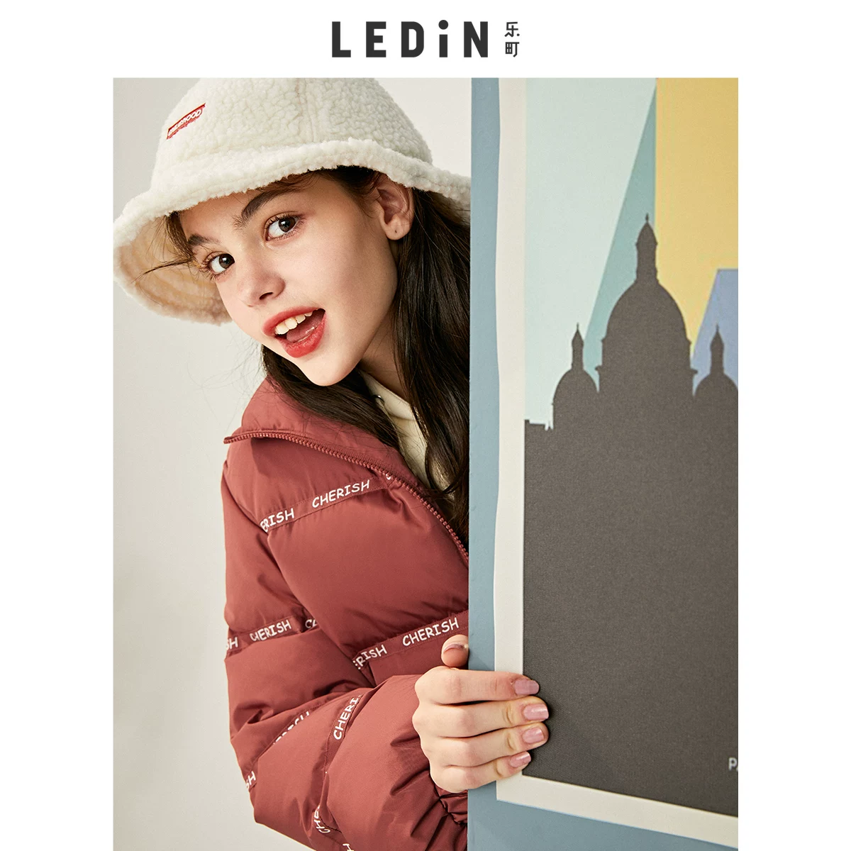 Winter down jacket , городской стиль, корейский стиль, для подростков