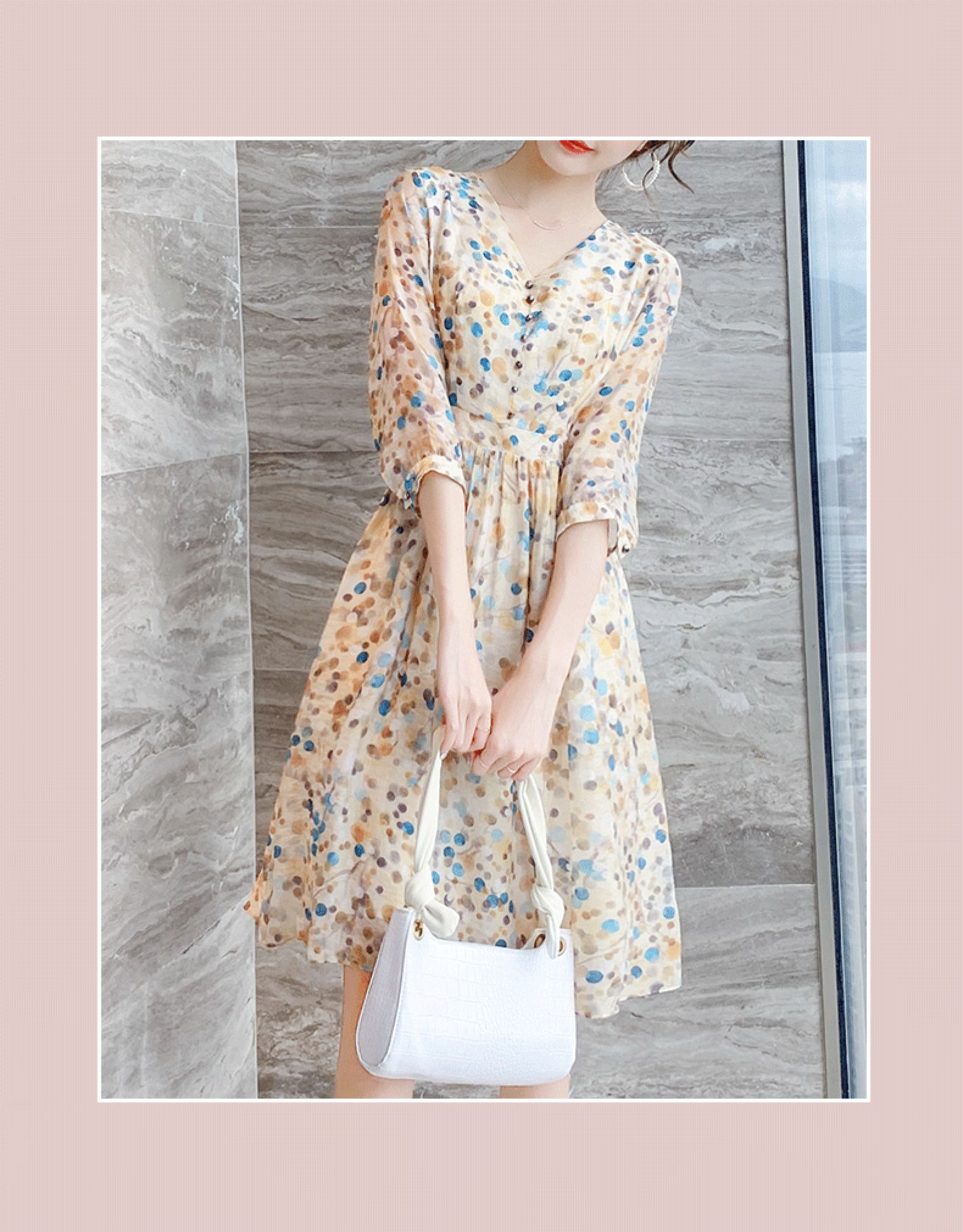 Robe été Mousseline de soie - Ref 3428811 Image 27