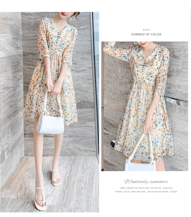 Robe été Mousseline de soie - Ref 3428811 Image 19
