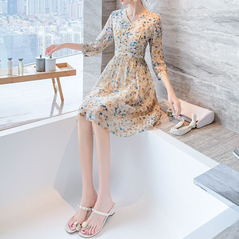 Robe été Mousseline de soie - Ref 3428811 Image 5