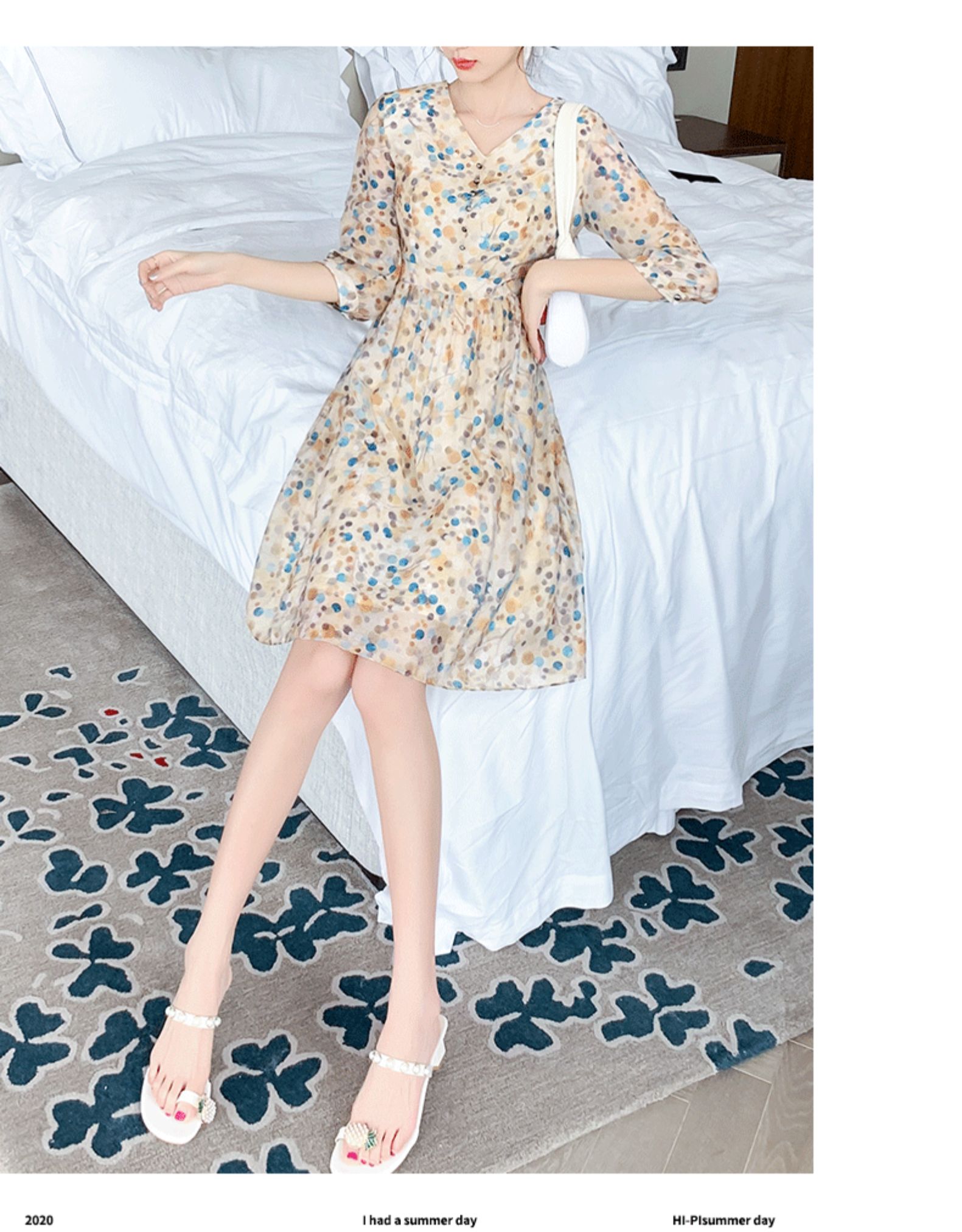 Robe été Mousseline de soie - Ref 3428811 Image 29