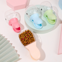 Cat food spoon cute duckbill dog shovel food metering shovel pet digging dog food cat food snack bag sealing clip