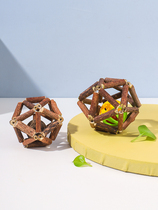 Cat toys kittens self-hi mint ball teeth Liao Linglong ball gnaw vomiting hair ball cat supplies