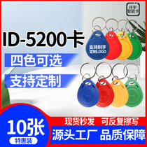 125 frequency ID keychain 5200 5577 copy card can be repeatedly erased property access card elevator card matching card