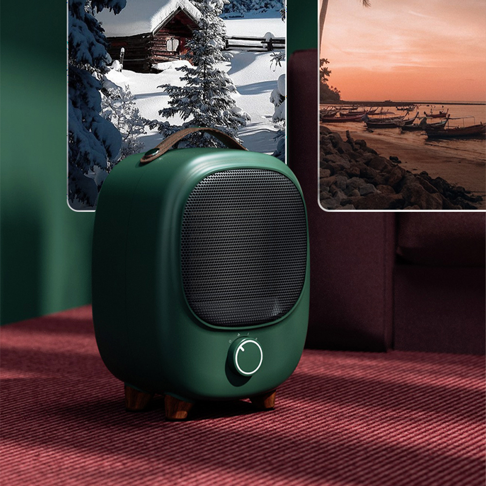 Small heater Household small sun electric foot warm office desktop quick heat energy-saving mini heater Small steel gun