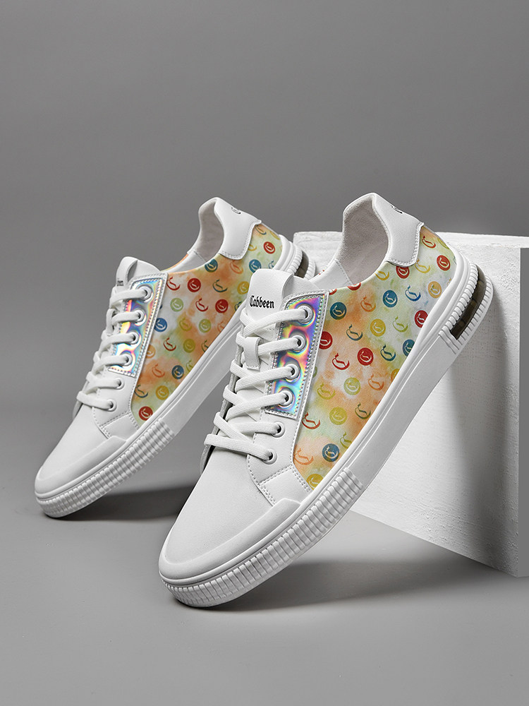 Cabins Summer Low Help Graffiti National Tide Layer Letters Sails Shoes White Casual 100 Hitch Slim Crowdboard Shoes Men