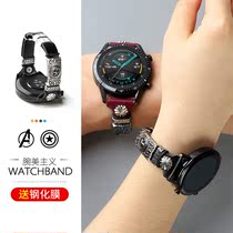 For Glory Watch magicwatch2 strap 46mm Huawei GT2 GT strap watch2 Pro replacement with vintage leather 18 20 22