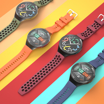 For Huawei watch GT2e strap silicone smart sports watch watcGTt2e sports version replacement with men and women fashion vitality version accessories personality tide Protective case HD tempered film