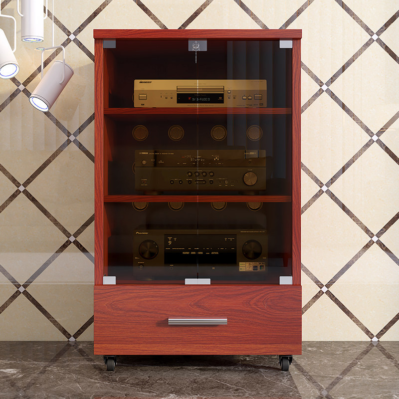 Amplifier cabinet Professional audio equipment equipment cabinet Home theater CD rack Mobile speaker cabinet Audio cabinet