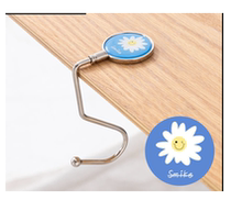  Desktop Hook School Bag Free Staple Pupil Desk Bag Containing Shelf Hanging Clip Single Simple S Hook Home