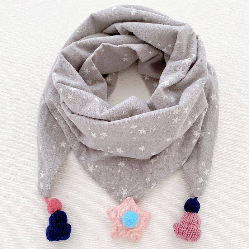 Child Scarves Spring Autumn Slim baby Scarf Winter Girl Cute Boy Han Version Tide Baby Warm Triangle Towel