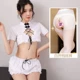 Đồ lót nịt bụng Hanfu quần áo trong suốt đam mê ren nóng sexy đồng phục sexy sinh viên mùa đông nữ thể hiện tình yêu tình yêu - Bellyband