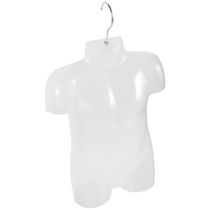 Kid Mannequin Torso Half Body Dress Form Clothes Hanger Boy