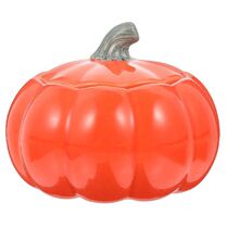 Storage jar Snack Pumpkin Shapyed Ceramic bean Holder