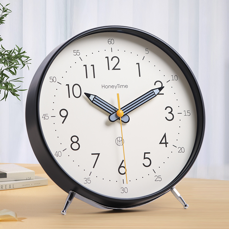 Desktop Clock Pendulum Desktop Seat Clock Home Desk Clock Home Clock Pendulum Pieces Placed Living-room Silent New 2023 pendulum clock-Taobao