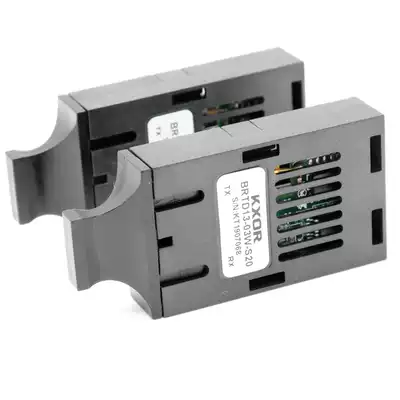 Industrial grade 100 trillion 155m optical module SC Port 1X9 dual fiber ultra low speed TTL2M single mode optical transceiver integrated module 20km transceiver optical end industrial computer test instrument Gigabit 80km