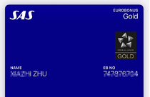 SAS Airlines Nordic Airlines Gold Card Star Alliance SkyTeam Gold Card is great value for money sas Nordic