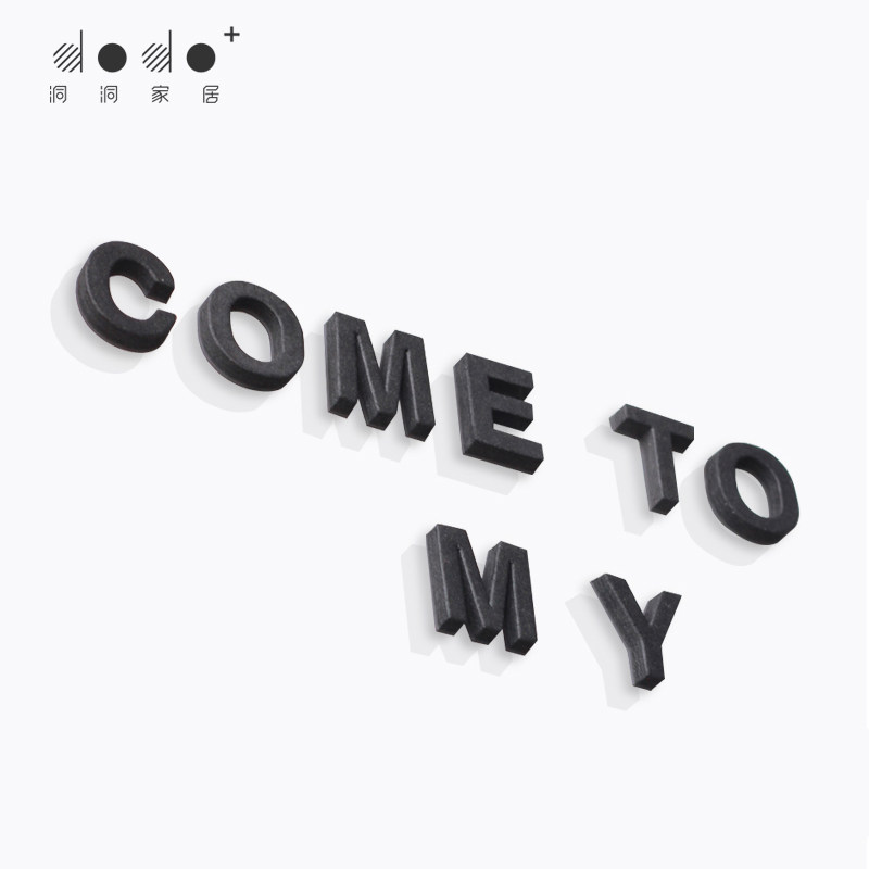 dodo letter magnet fridge with decorative letter magnet dongle plate accessories