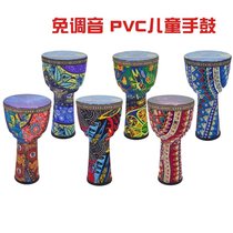 African drum pvc childrens kindergarten entry-level tambourine for beginners without tuning 10-inch hand drum lightweight 8 5-inch adult