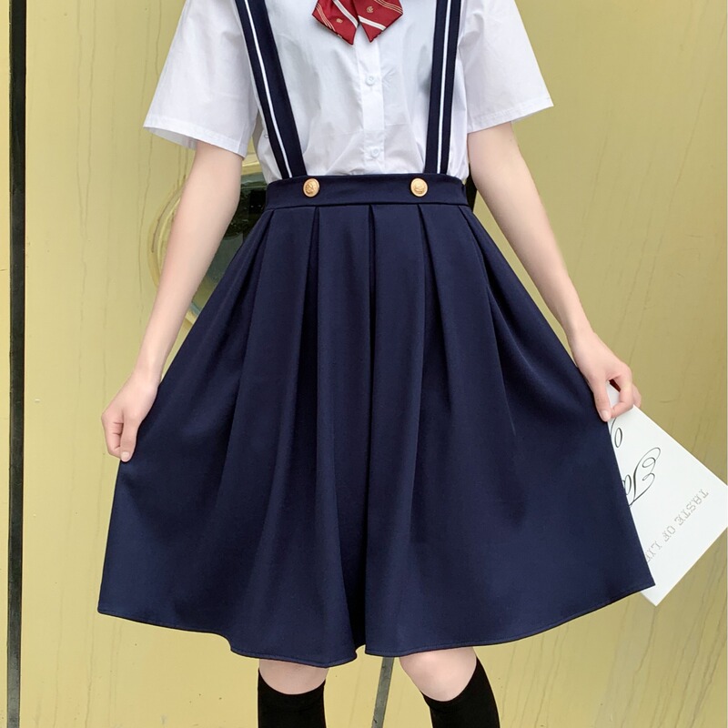Girls' Dresses for Older Children, Student Coming-Of-Age Ceremony Poetry Recitation Performance Costumes, Host Art Exam Choir Dress Set