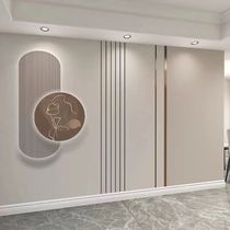 TV background wall cloth modern minimalist living room sofa bedroom wallpaper new cream style light luxury mural wall cloth