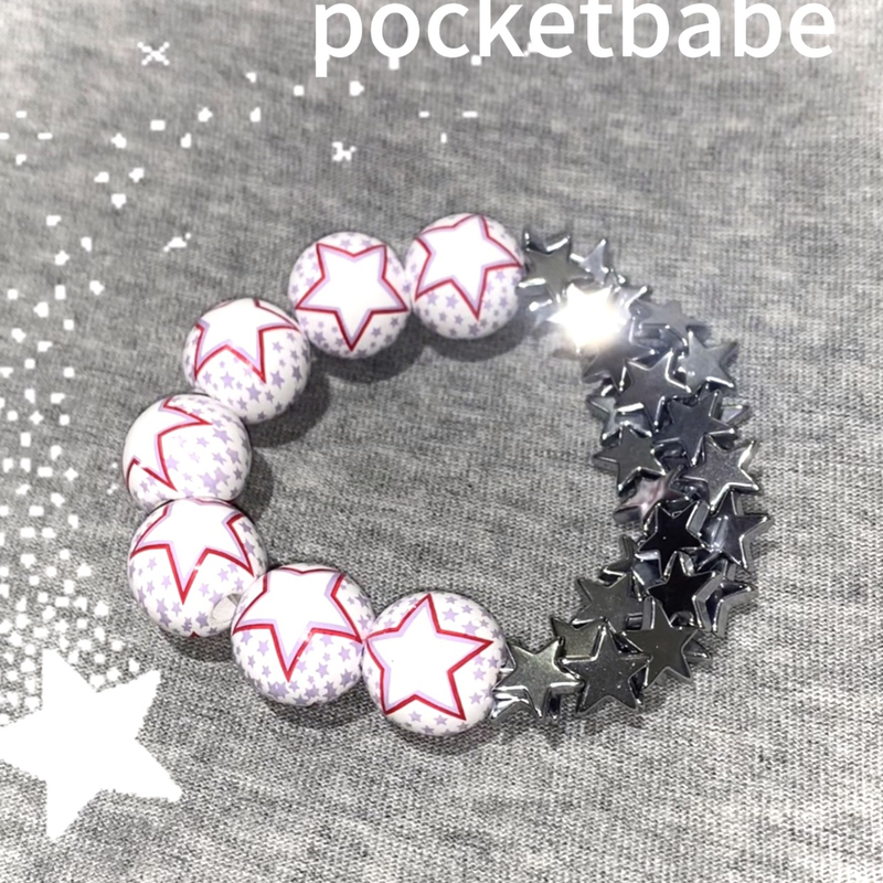 Pocketbabe Original Handmade Star Bracelet, Anti-Fading, 90S/Y2K/Hot Girl/Millennial Couple Best Friend Style