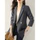European station 2022 spring and autumn new high-end gray Korean version casual slim fashion suit small suit jacket