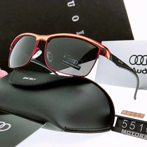 Fishing glasses same AUDI sun glasses fashion personality polarizer men driving HD UV sunglasses