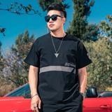 Летняя шелковая быстросохнущая спортивная футболка с коротким рукавом для отдыха, оверсайз