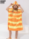 Детское банное полотенце подходит для мужчин и женщин, плащ, пляжный быстросохнущий банный халат для плавания, хорошо впитывает воду