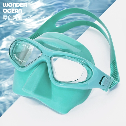 Новое простое зеркало для лицевого зеркала. Прогрессивное нос плавающий влажный влажный дыхательный маска.