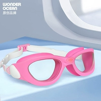 Сакура розовые белые плавающие очки (прозрачные линзы)