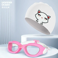 Белый наряд маленькой принцессы, плавательная шапочка, объектив